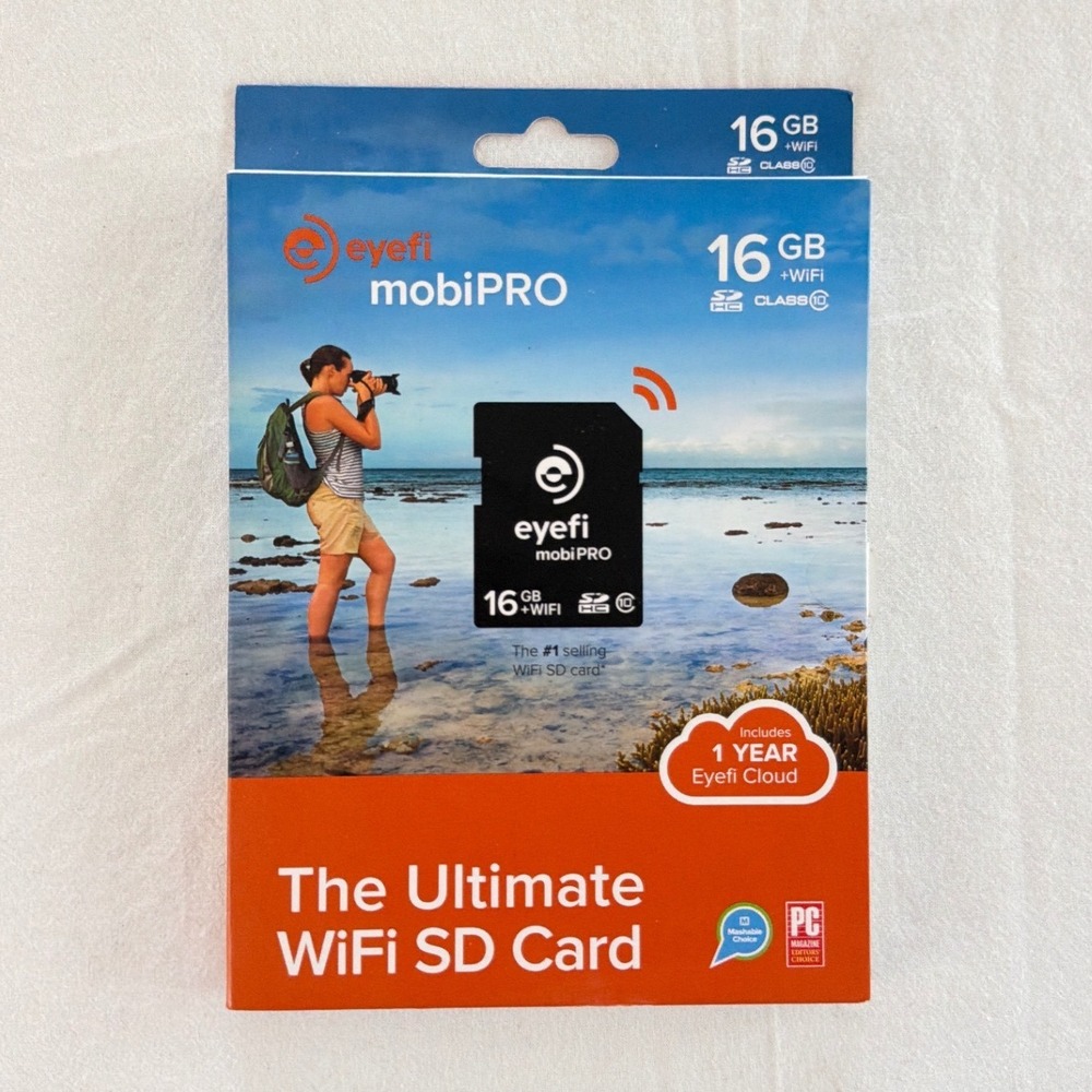 Eyefi MobiPRO 16GB WiFi SDHC Class 10 Memory Card with USB Reader RAW Support